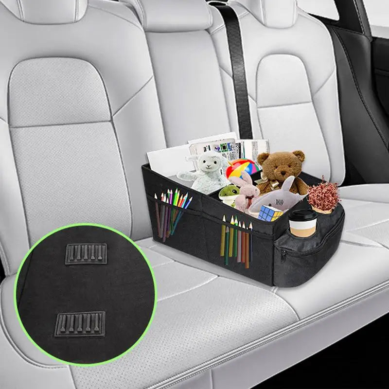 Foldable Car Console Organiser with Cup Holder – image 4